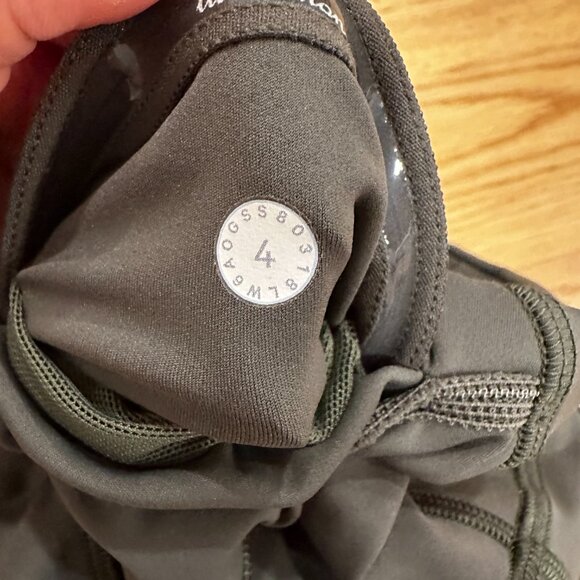 Lululemon Run The Course Crop Legging Camo Green Size 4 - Picture 7 of 9